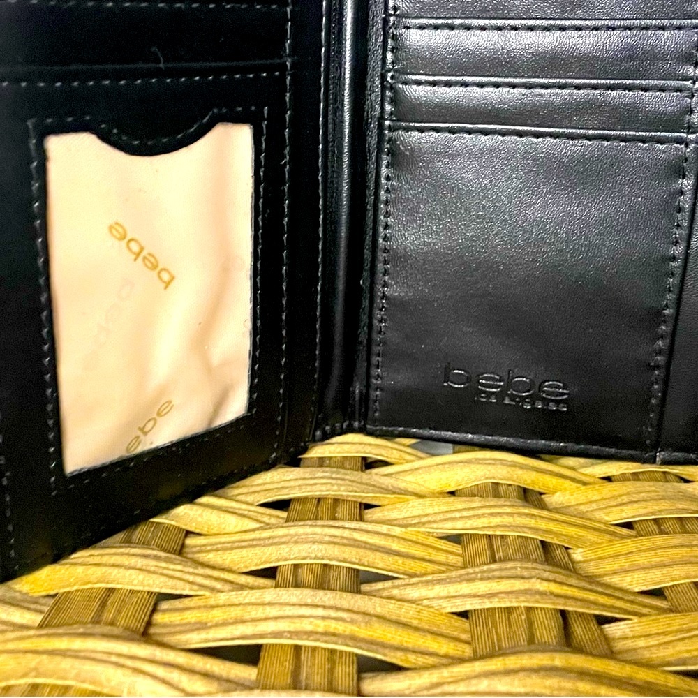 Bebe Black Quilted Women's Wallet - Picture 7 of 13